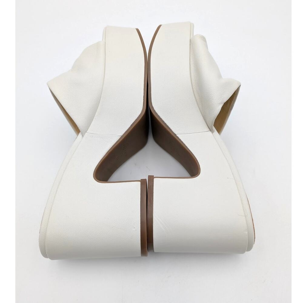 Marc Fisher LTD Forina Slide Heel Sandal Women's Chic Cream Size US8.5M EU39 - Picture 5 of 9